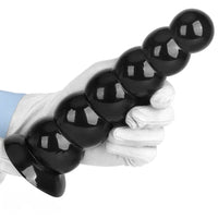 6.7in 8.26in Anal Beads Dildo PVC Black Cock With Powerful Suction Cup