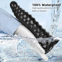 6.7in 8.44in Tentacle PVC Anal Plug Dildo Durable Construction Sex Toy