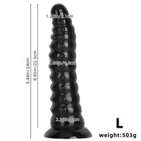 6.7in 8.44in Tentacle PVC Anal Plug Dildo Durable Construction Sex Toy