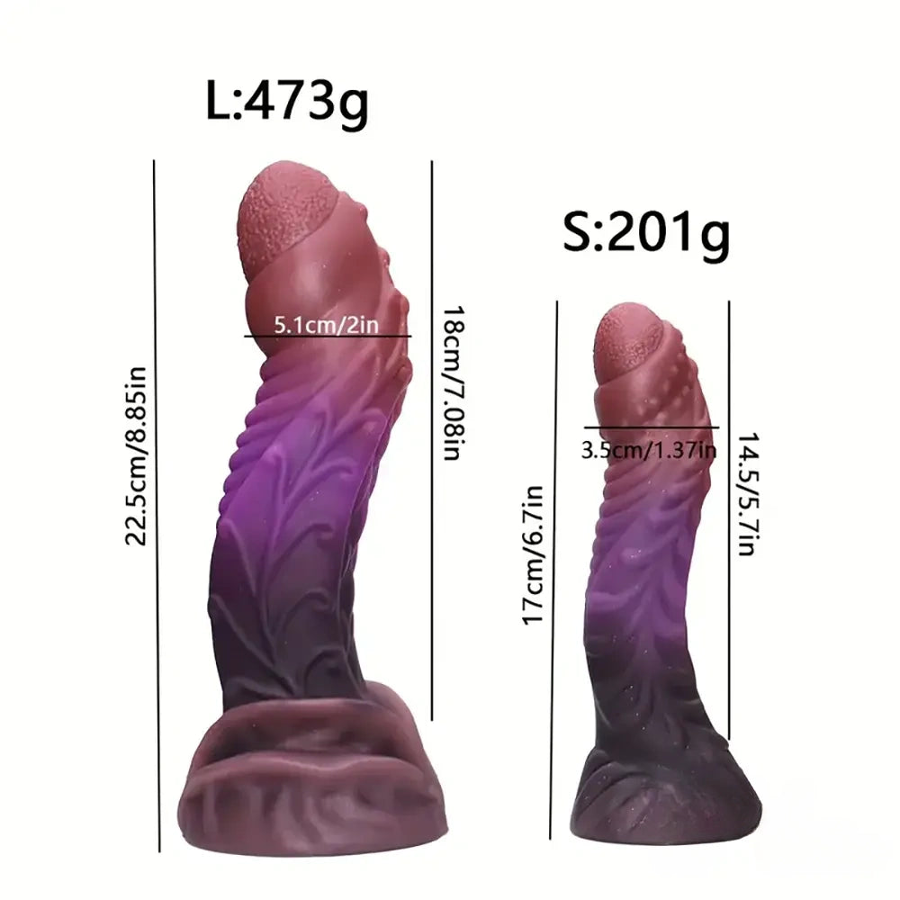 6.7in 8.85in Fantasy Monster Silicone Soft Cock Dildo For Prostate G Spot