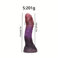 6.7in 8.85in Fantasy Monster Silicone Soft Cock Dildo For Prostate G Spot