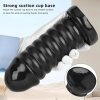 6.7in 9.05in PVC Suction Cup Cock Bead Anal Plug Dildo For Anal Sex