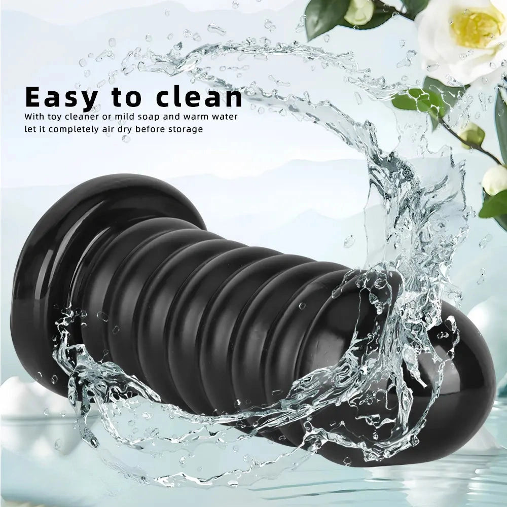 6.7in 9.05in PVC Suction Cup Cock Bead Anal Plug Dildo For Anal Sex