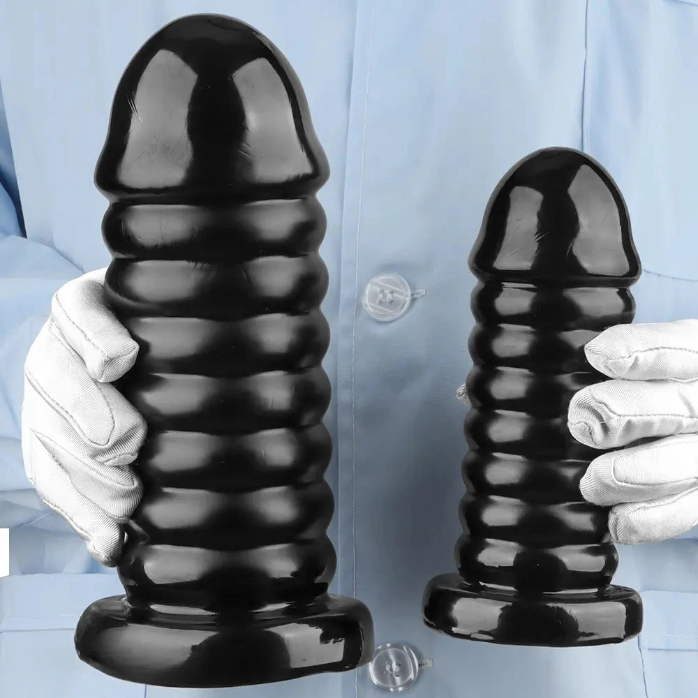 6.7in 9.05in PVC Suction Cup Cock Bead Anal Plug Dildo For Anal Sex