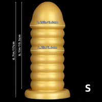 6.7in 9.05in Silicone Anal Plug Dildo Masturbator Soft Expander