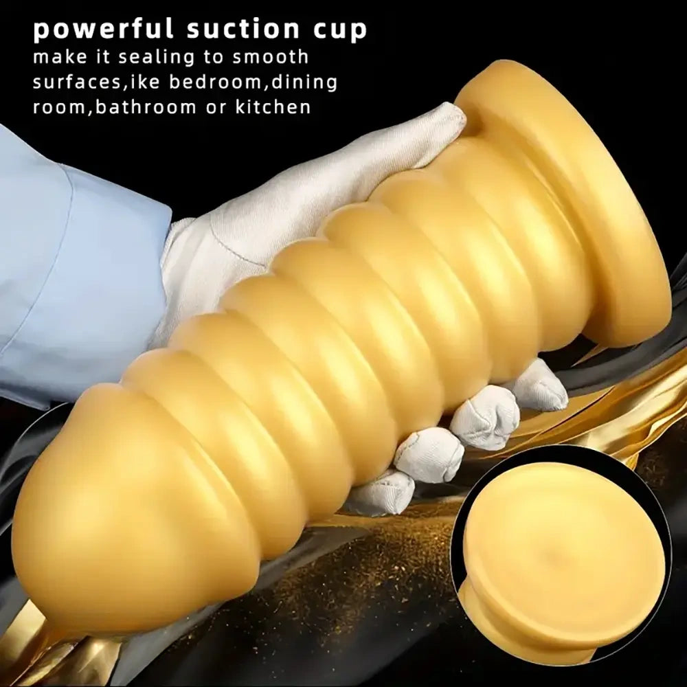 6.7in 9.05in Silicone Anal Plug Dildo Masturbator Soft Expander