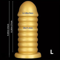 6.7in 9.05in Silicone Anal Plug Dildo Masturbator Soft Expander