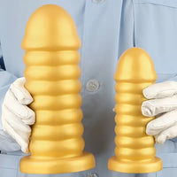 6.7in 9.05in Silicone Anal Plug Dildo Masturbator Soft Expander