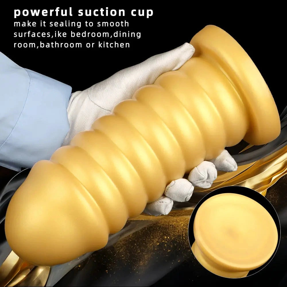 6.7in 9.05in Silicone Suction Cup Soft Bead Anal Plug Dildo For Anal Sex