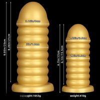 6.7in 9.05in Silicone Suction Cup Soft Bead Anal Plug Dildo For Anal Sex