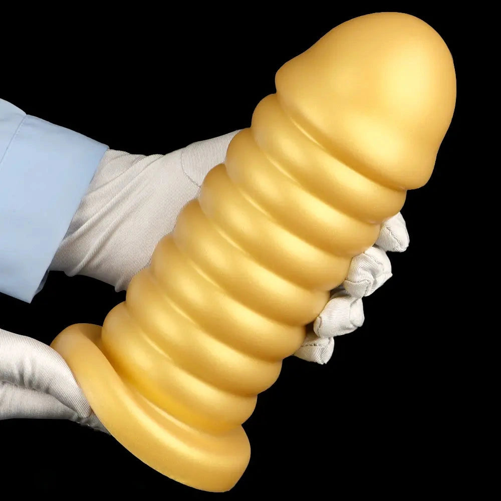6.7in 9.05in Silicone Suction Cup Soft Bead Anal Plug Dildo For Anal Sex