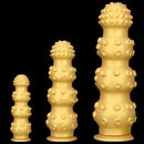6.7in 9.84in 13.38in Gold Silicone Animal Octopus Large Dildo Butt Plug