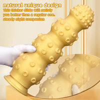 6.7in 9.84in 13.38in Gold Silicone Animal Octopus Large Dildo Butt Plug
