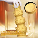 6.7in 9.84in 13.38in Gold Silicone Animal Octopus Large Dildo Butt Plug