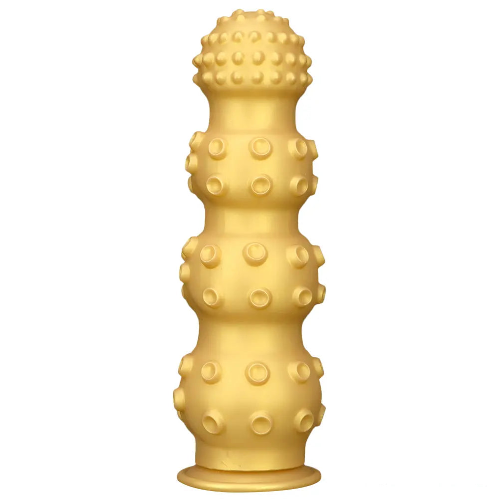 6.7in 9.84in 13.38in Gold Silicone Animal Octopus Large Dildo Butt Plug