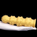 6.7in 9.84in 13.38in Gold Silicone Animal Octopus Large Dildo Butt Plug