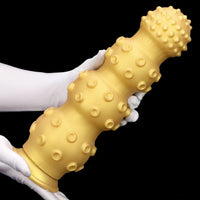 6.7in 9.84in 13.38in Gold Silicone Animal Octopus Large Dildo Butt Plug