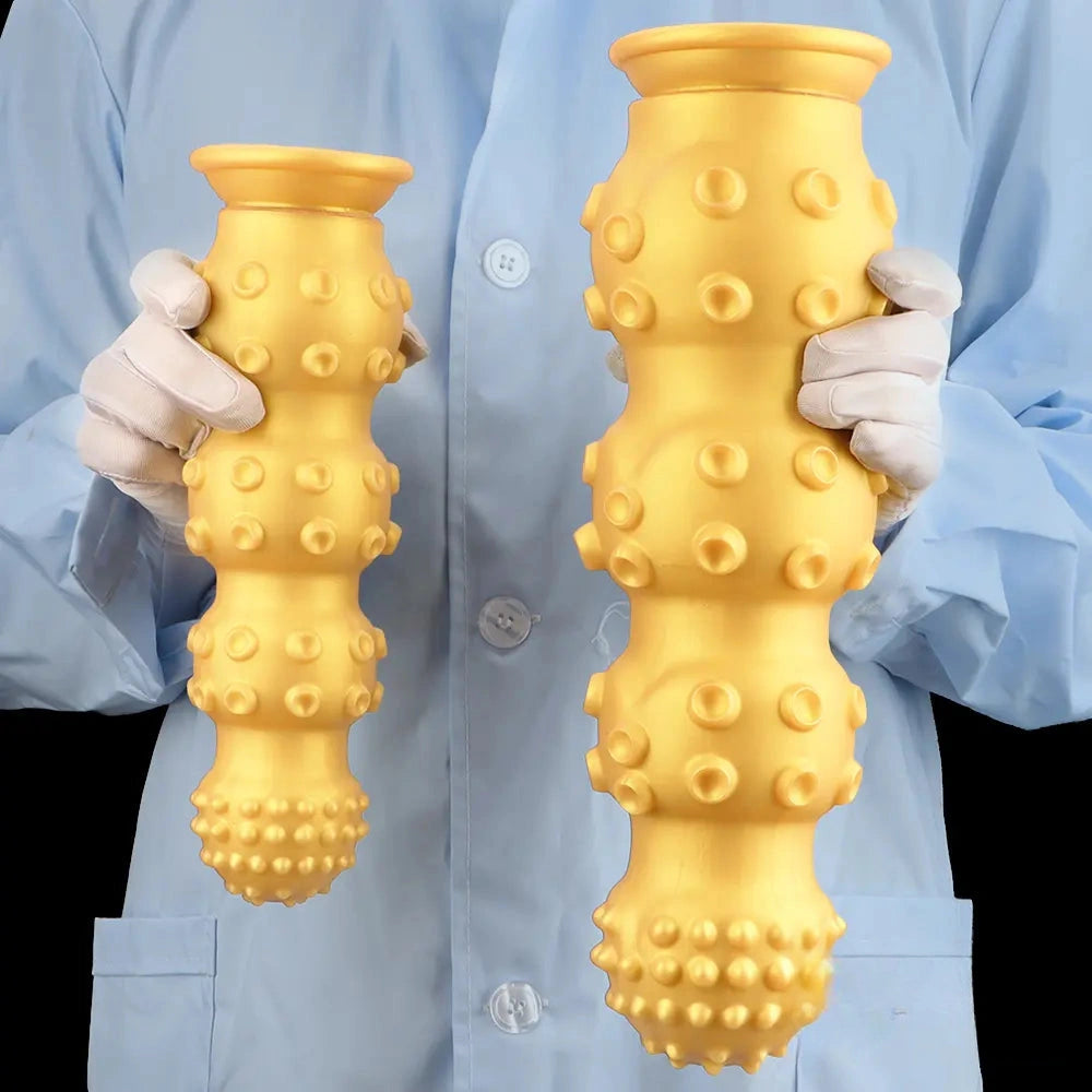 6.7in 9.84in 13.38in Gold Silicone Animal Octopus Large Dildo Butt Plug