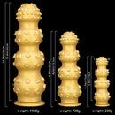 6.7in 9.84in 13.38in Gold Silicone Animal Octopus Large Dildo Butt Plug