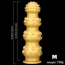6.7in 9.84in 13.38in Gold Silicone Animal Octopus Large Dildo Butt Plug