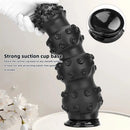 6.7in 9.84in 13.38in Super Black Animal Octopus Female Dildo Butt Plug