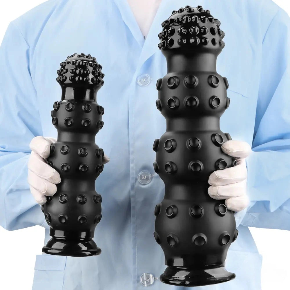 6.7in 9.84in 13.38in Super Black Animal Octopus Female Dildo Butt Plug