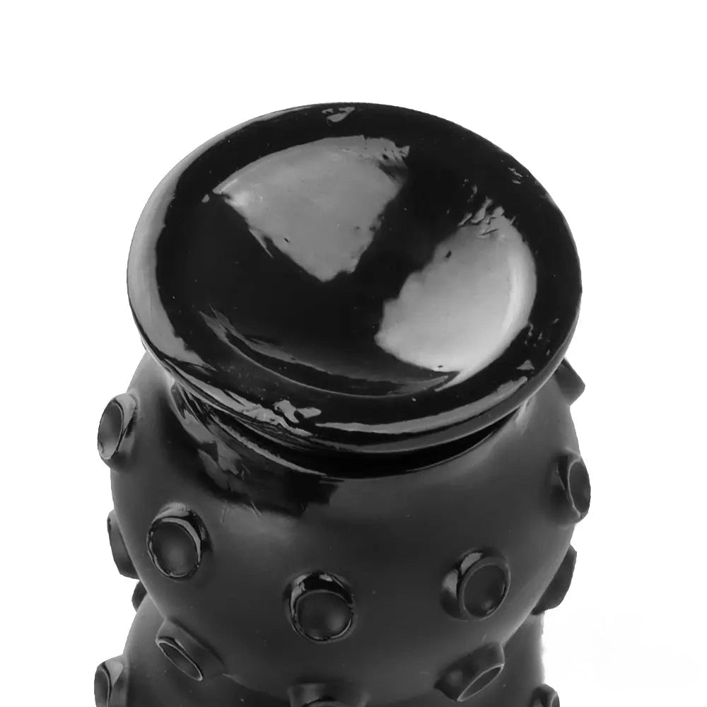 6.7in 9.84in 13.38in Super Black Animal Octopus Female Dildo Butt Plug