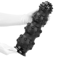 6.7in 9.84in 13.38in Super Black Animal Octopus Female Dildo Butt Plug