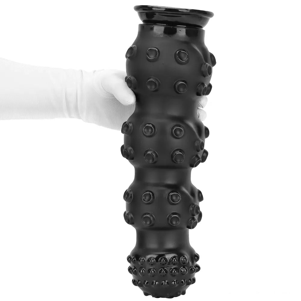 6.7in 9.84in 13.38in Super Black Animal Octopus Female Dildo Butt Plug