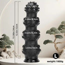 6.7in 9.84in 13.38in Super Black Animal Octopus Female Dildo Butt Plug