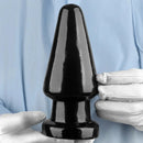 6.7in Black PVC Anal Plug Dildo For Woman Couples Masturbate Tough Guy