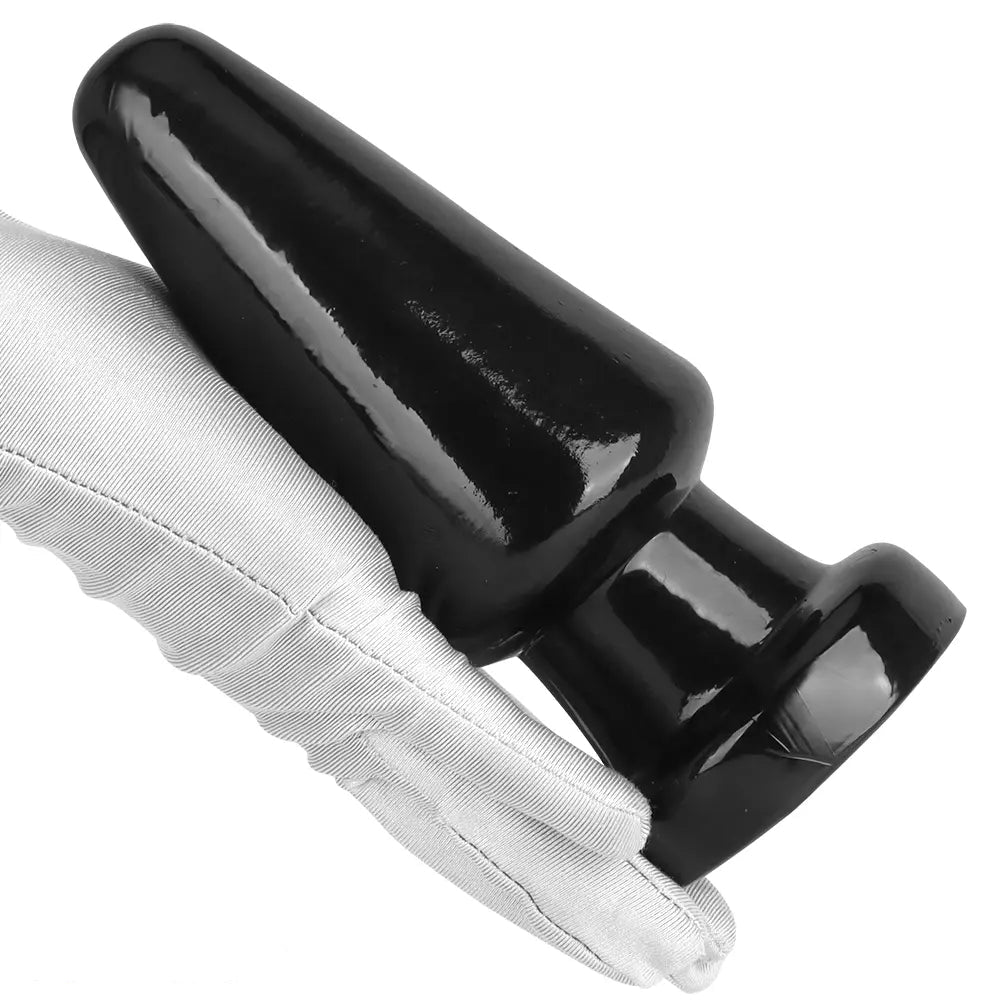 6.7in Black PVC Anal Plug Dildo For Woman Couples Masturbate Tough Guy