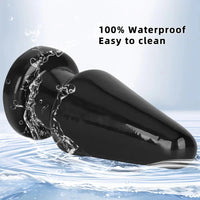 6.7in Black PVC Anal Plug Dildo For Woman Couples Masturbate Tough Guy