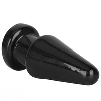 6.7in Black PVC Anal Plug Dildo For Woman Couples Masturbate Tough Guy