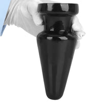 6.7in Black PVC Anal Plug Dildo For Woman Couples Masturbate Tough Guy