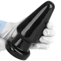 6.7in Black PVC Anal Plug Dildo For Woman Couples Masturbate Tough Guy