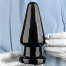 6.7in Black PVC Anal Plug Dildo For Woman Couples Masturbate Tough Guy