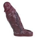 6.7in Blue Veins Silicone Soft Cock Sleeve Dildo For Enlargement