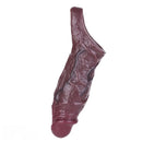 6.7in Blue Veins Silicone Soft Cock Sleeve Dildo For Enlargement