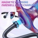 6.7in Magnetic Inflatable Knot Silicone Dildo G-spot Sex Toy For Men