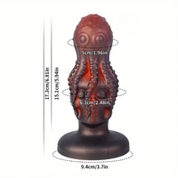 6.81in Octopus Tentacle Skull Fantasy Dildo For Men Women Adults Sex