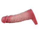 6.81in Real Skin Soft Blue Veins Hollow Dildo Cock Sleeve With Cock Ring