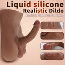 6.81in Silicone Realistic Dildo With Male Sex Torso Dildo For Hands-Free