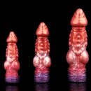 6.85in 8.11in 9.84in Dragon Monster Knot Silicone Dildo Sleeve Sheath