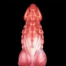 6.85in 8.11in 9.84in Dragon Monster Knot Silicone Dildo Sleeve Sheath