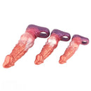 6.85in 8.11in 9.84in Dragon Monster Knot Silicone Dildo Sleeve Sheath