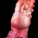 6.85in 8.11in 9.84in Dragon Monster Knot Silicone Dildo Sleeve Sheath