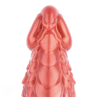 6.85in 8.11in 9.84in Dragon Monster Knot Silicone Dildo Sleeve Sheath