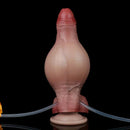 6.85in Liquid Silicone Inflatable Water Spray Orgasm Dildo Anal Cleaning