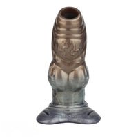 6.85in Monster Knot Strap on Hollow Silicone Dildo Sleeve For Adult Couples
